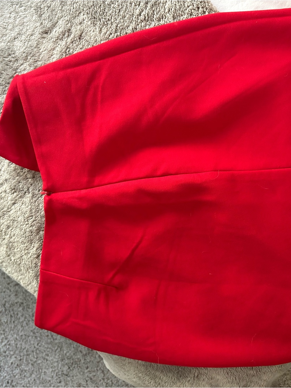 Maeve Red Knot-Front Mini Skirt - Picture 4 of 8